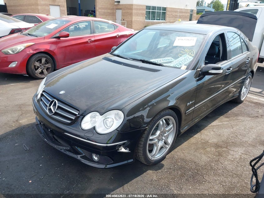 2005 Mercedes-benz C-klasse amg VIN WDBRF76J85F613212 IAAI salvage auction — FRONT & REAR, Salvage Certificate (California), sold $3,350 on 2026-08-09 (photo 2)