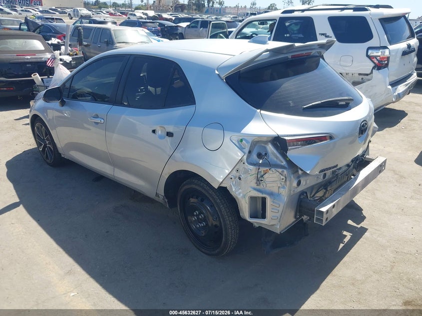 2020 Toyota Corolla VIN JTNA4RBE9L3095856 IAAI salvage auction — REAR END, Salvage Title, sold $5,500 on 2026-08-01 (photo 3)