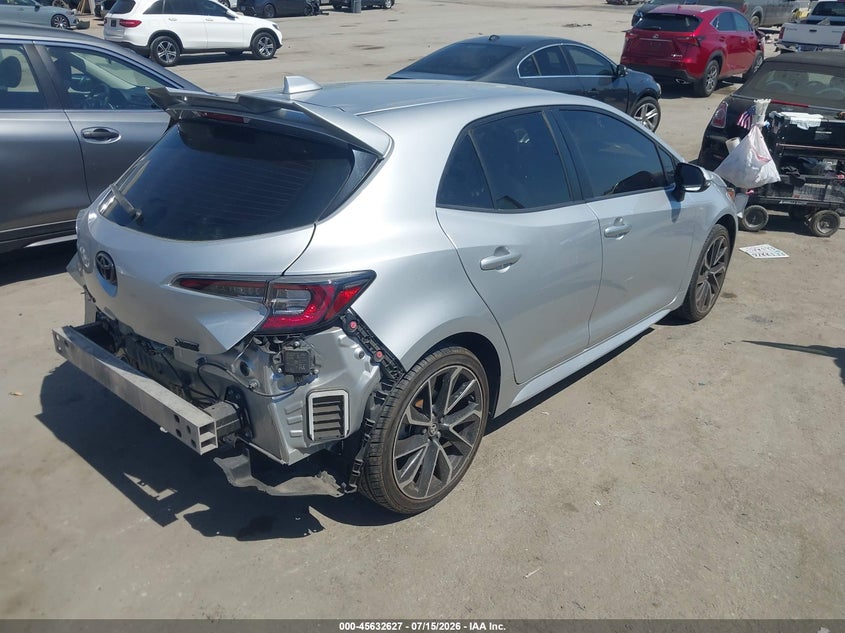 2020 Toyota Corolla VIN JTNA4RBE9L3095856 IAAI salvage auction — REAR END, Salvage Title, sold $5,500 on 2026-08-01 (photo 4)