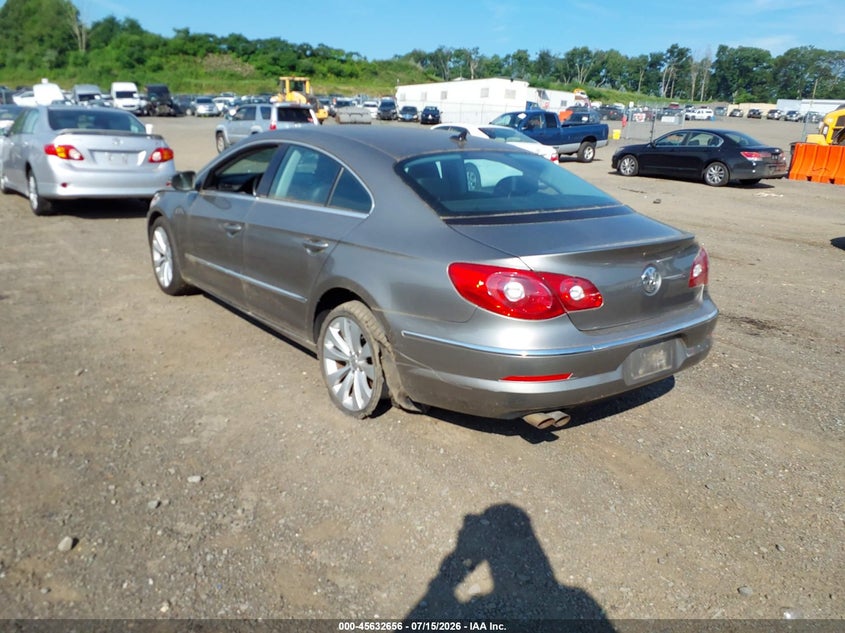 2009 Volkswagen Cc VIN WVWML73C49E531158 IAAI salvage auction — NORMAL WEAR, Clear (New Jersey), sold $700 on 2026-07-23 (photo 3)