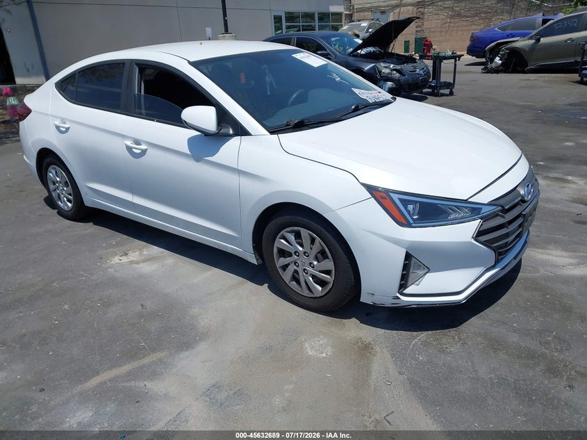 2019 Hyundai Elantra VIN 5NPD74LF5KH488484 IAAI salvage auction — THEFT, Salvage Title, sold $3,450 on 2026-07-31 (photo 1)