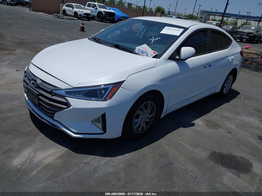 2019 Hyundai Elantra VIN 5NPD74LF5KH488484 IAAI salvage auction — THEFT, Salvage Title, sold $3,450 on 2026-07-31 (photo 2)