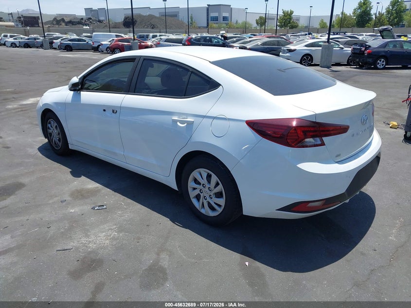 2019 Hyundai Elantra VIN 5NPD74LF5KH488484 IAAI salvage auction — THEFT, Salvage Title, sold $3,450 on 2026-07-31 (photo 3)
