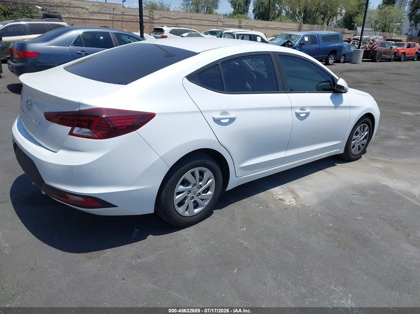 2019 Hyundai Elantra VIN 5NPD74LF5KH488484 IAAI salvage auction — THEFT, Salvage Title, sold $3,450 on 2026-07-31 (photo 4)