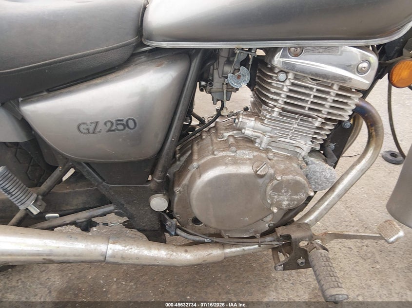 2008 Suzuki Gz250 VIN VTTNJ48A982102224 IAAI salvage auction — NORMAL WEAR, Clear (New Jersey), sold $25 on 2026-07-27 (photo 8)
