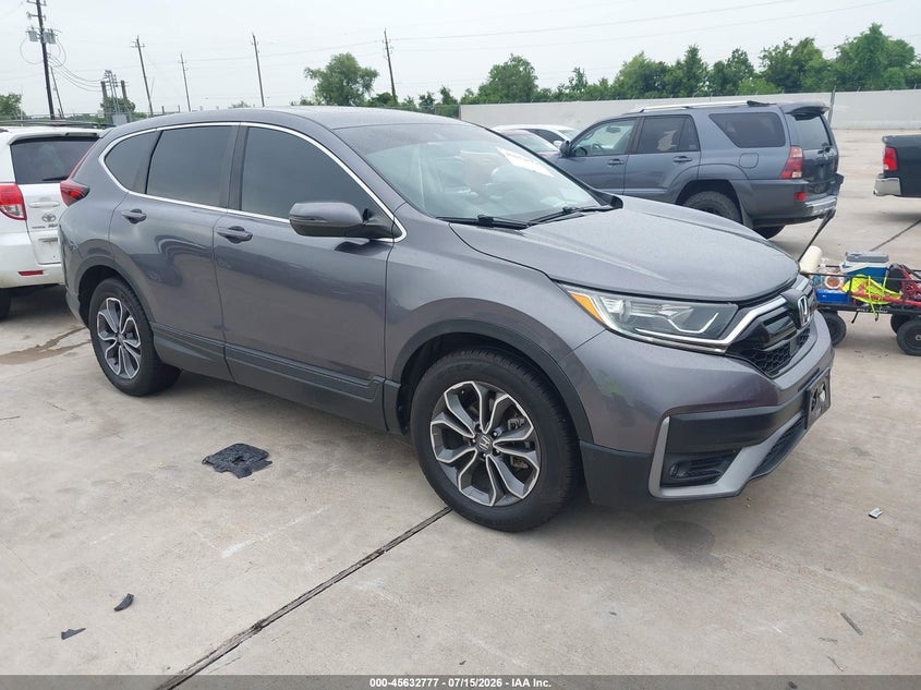 2021 Honda Cr-v VIN 7FARW1H52ME010147 IAAI salvage auction — REAR END, Salvage (Texas), sold $6,500 on 2026-07-24 (photo 1)