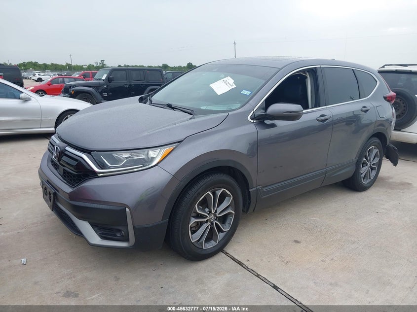 2021 Honda Cr-v VIN 7FARW1H52ME010147 IAAI salvage auction — REAR END, Salvage (Texas), sold $6,500 on 2026-07-24 (photo 2)