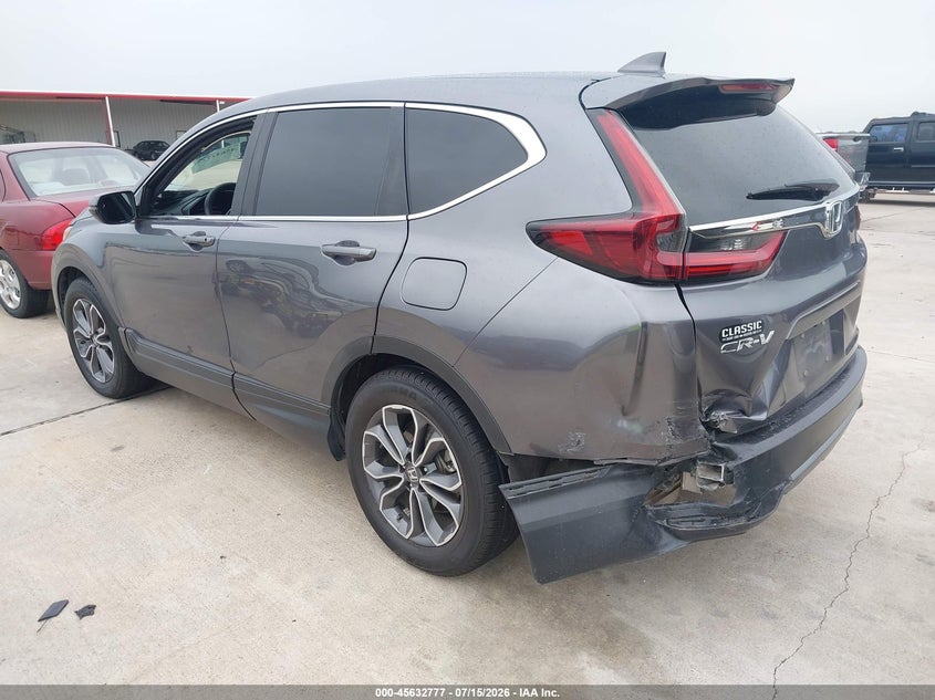2021 Honda Cr-v VIN 7FARW1H52ME010147 IAAI salvage auction — REAR END, Salvage (Texas), sold $6,500 on 2026-07-24 (photo 3)