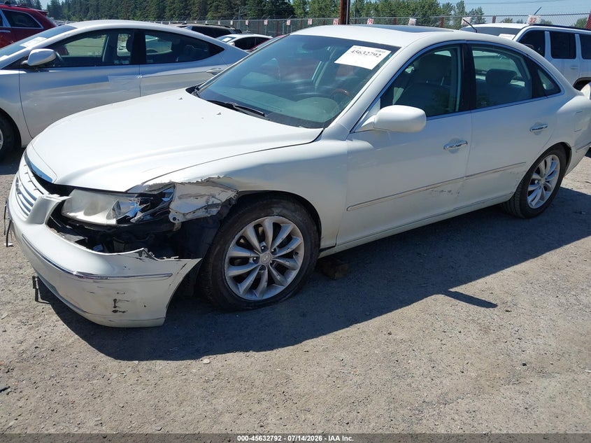 2006 Hyundai Azera VIN KMHFC46F96A099842 IAAI salvage auction — NORMAL WEAR, Clear (Washington), sold $375 on 2026-07-29 (photo 6)