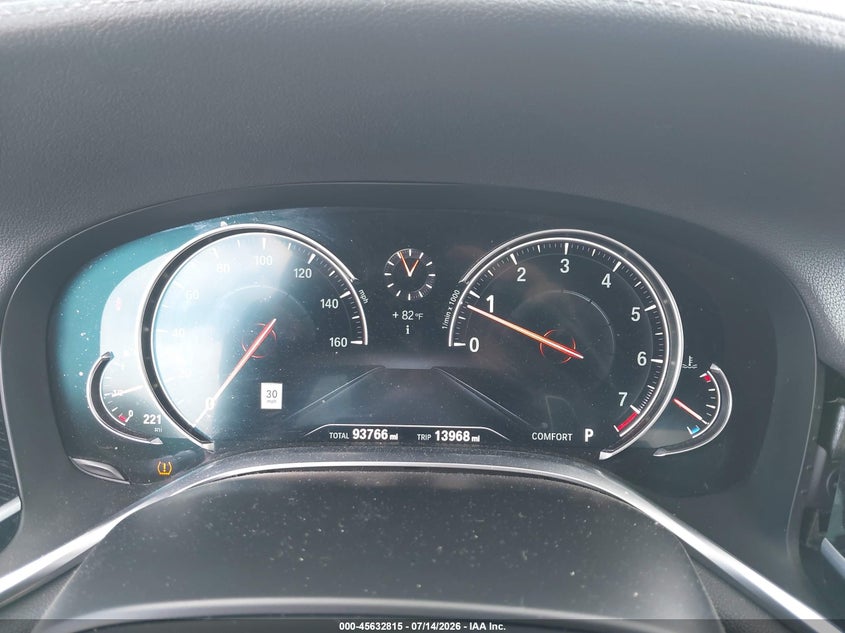 2019 BMW 7er VIN WBA7E2C50KB218558 IAAI salvage auction — RIGHT SIDE, Wait Title, sold $8,200 on 2026-09-11 (photo 7)