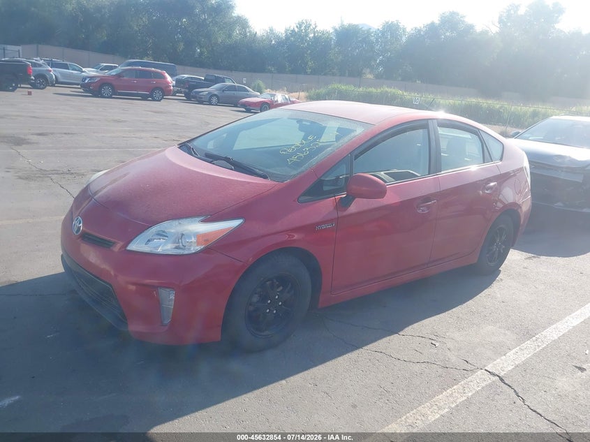 2012 Toyota Prius VIN JTDKN3DU0C5378951 IAAI salvage auction — NORMAL WEAR, Clear (Utah), sold $550 on 2026-07-30 (photo 2)