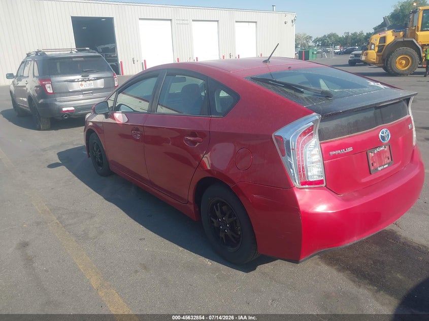 2012 Toyota Prius VIN JTDKN3DU0C5378951 IAAI salvage auction — NORMAL WEAR, Clear (Utah), sold $550 on 2026-07-30 (photo 3)