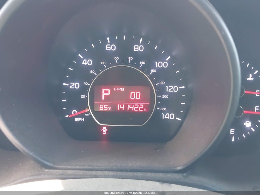 2017 Kia Soul VIN KNDJN2A24H7496649 IAAI salvage auction — NORMAL WEAR, Clear - Dealer Only (California), sold $400 on 2026-07-29 (photo 7)