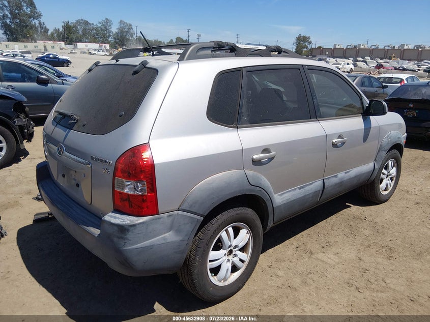 2006 Hyundai Tucson VIN KM8JN12D76U383556 IAAI salvage auction — NORMAL WEAR, Clear-Dealer Only (Arizona), sold $25 on 2026-07-29 (photo 4)