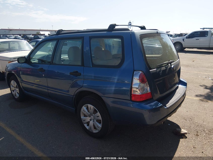2008 Subaru Forester VIN JF1SG63688H726196 IAAI salvage auction — NORMAL WEAR, Clear (Colorado), sold $25 on 2026-07-28 (photo 3)