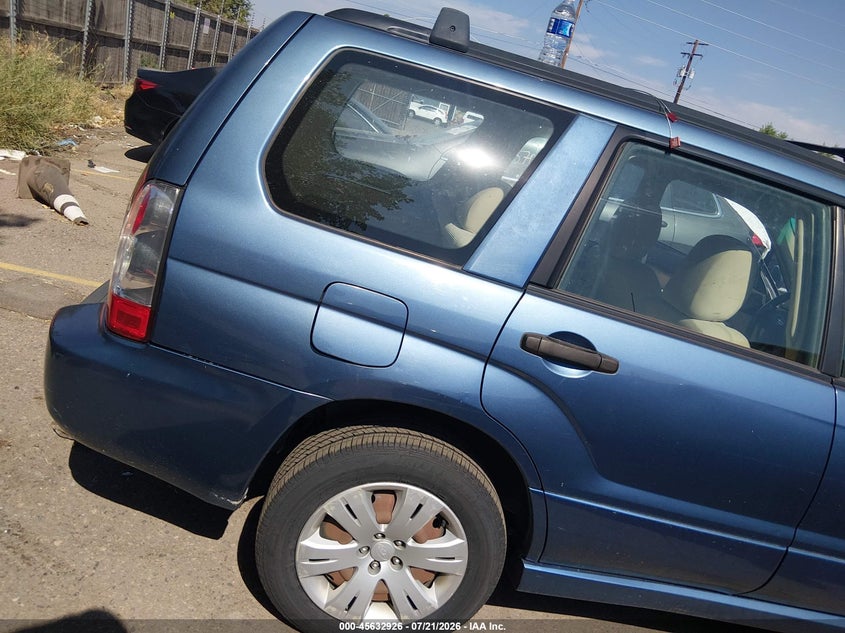 2008 Subaru Forester VIN JF1SG63688H726196 IAAI salvage auction — NORMAL WEAR, Clear (Colorado), sold $25 on 2026-07-28 (photo 6)