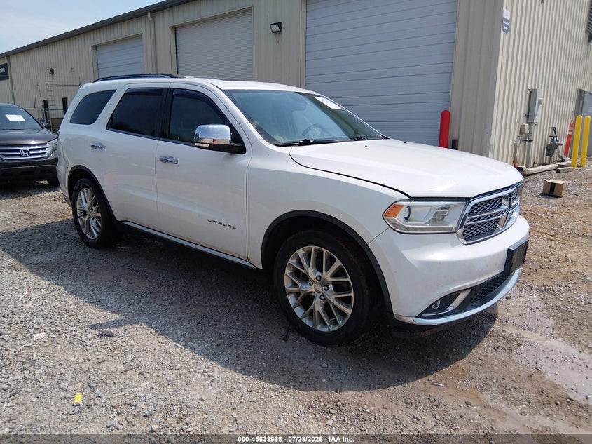 2014 Dodge Durango VIN 1C4SDHET9EC419419 IAAI salvage auction — NORMAL WEAR, Clear (Alabama), sold $3,350 on 2026-08-12 (photo 1)