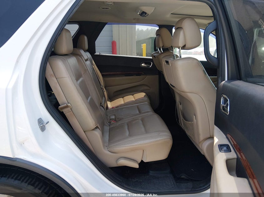 2014 Dodge Durango VIN 1C4SDHET9EC419419 IAAI salvage auction — NORMAL WEAR, Clear (Alabama), sold $3,350 on 2026-08-12 (photo 8)