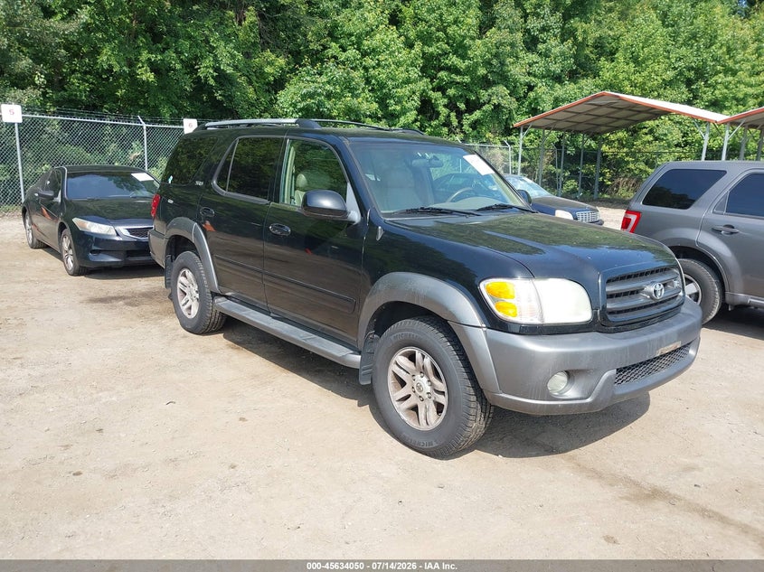2004 Toyota Sequoia VIN 5TDBT44A84S214103 IAAI salvage auction — NORMAL WEAR, Clear (Maryland), sold $1,075 on 2026-07-28 (photo 1)