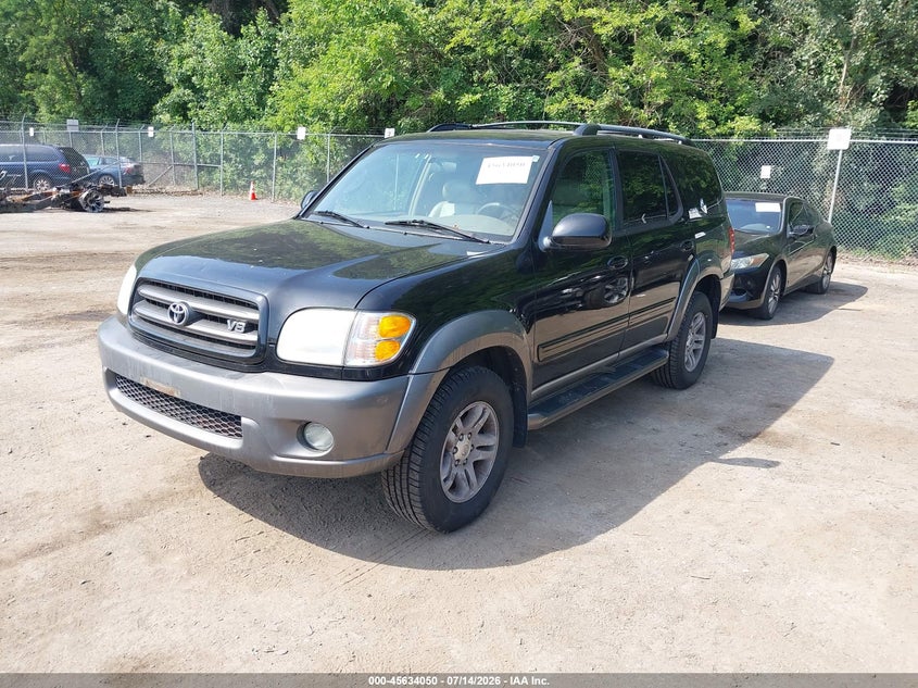 2004 Toyota Sequoia VIN 5TDBT44A84S214103 IAAI salvage auction — NORMAL WEAR, Clear (Maryland), sold $1,075 on 2026-07-28 (photo 2)
