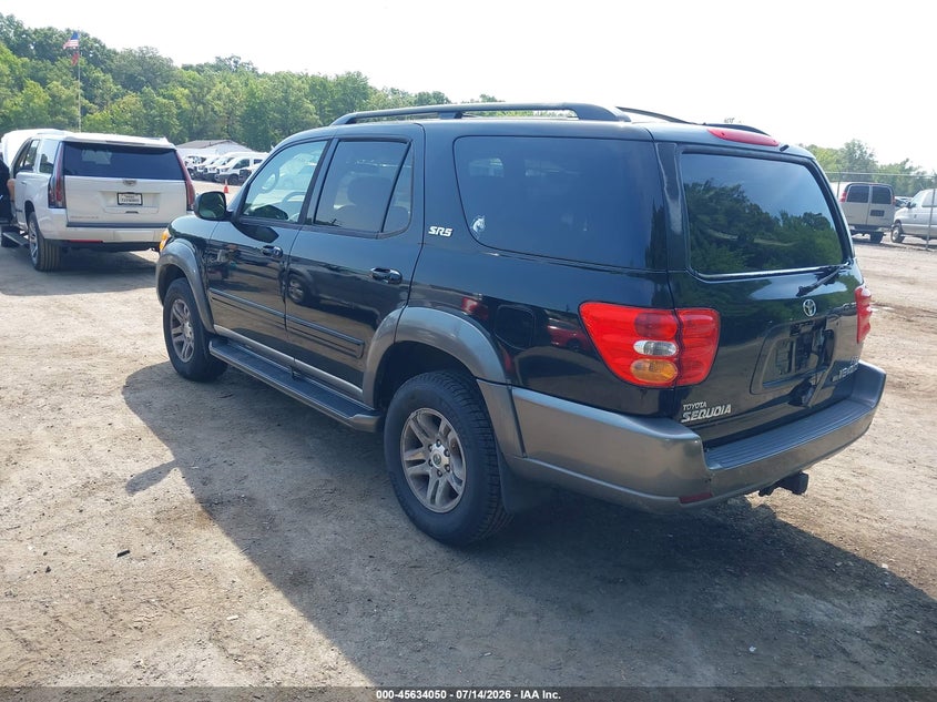 2004 Toyota Sequoia VIN 5TDBT44A84S214103 IAAI salvage auction — NORMAL WEAR, Clear (Maryland), sold $1,075 on 2026-07-28 (photo 3)