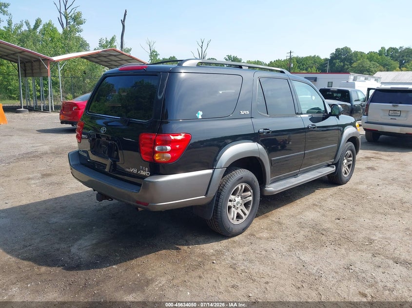 2004 Toyota Sequoia VIN 5TDBT44A84S214103 IAAI salvage auction — NORMAL WEAR, Clear (Maryland), sold $1,075 on 2026-07-28 (photo 4)