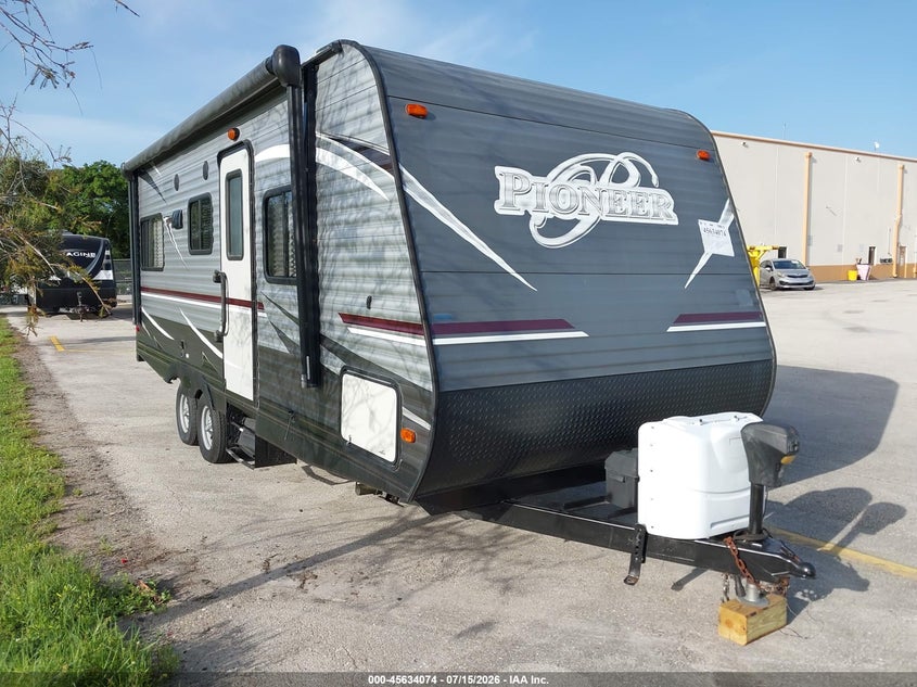 2018 Pioneer Other VIN 5SFPB2520JE349210 IAAI salvage auction — REAR END, Rebuildable (Florida), sold $25 on 2026-07-29 (photo 1)