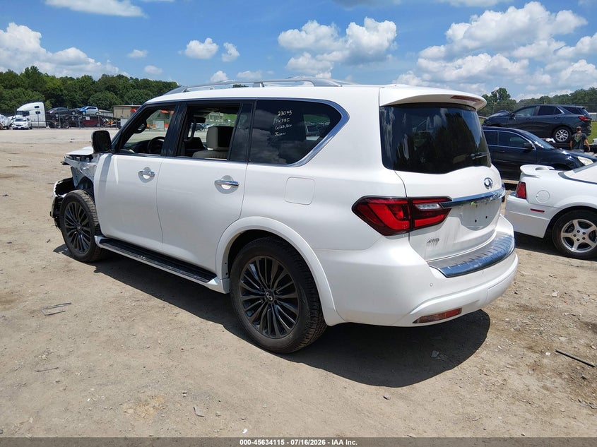 2023 Infiniti Qx80 VIN JN8AZ2BE0P9301991 IAAI salvage auction — FRONT END, Salvage (Tennessee), sold $23,600 on 2026-08-02 (photo 3)
