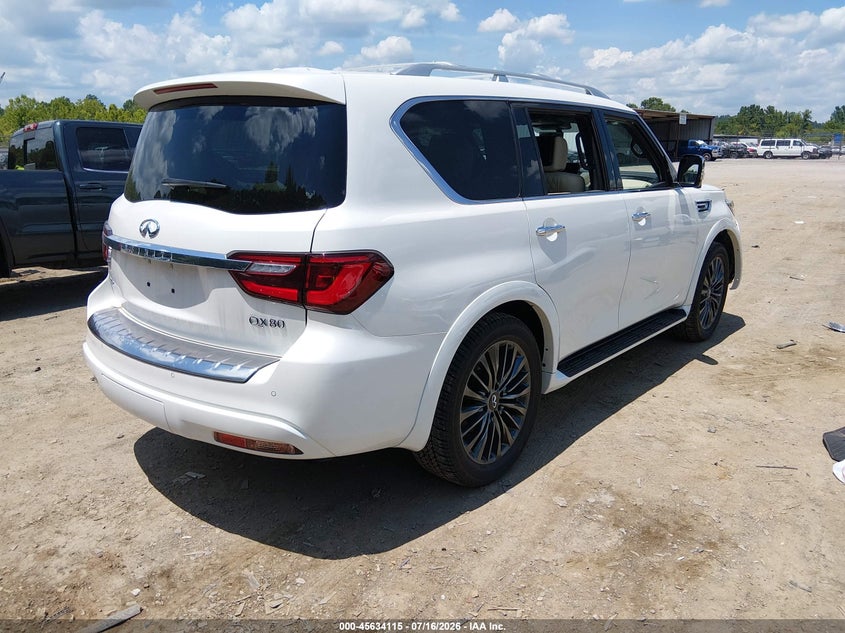 2023 Infiniti Qx80 VIN JN8AZ2BE0P9301991 IAAI salvage auction — FRONT END, Salvage (Tennessee), sold $23,600 on 2026-08-02 (photo 4)
