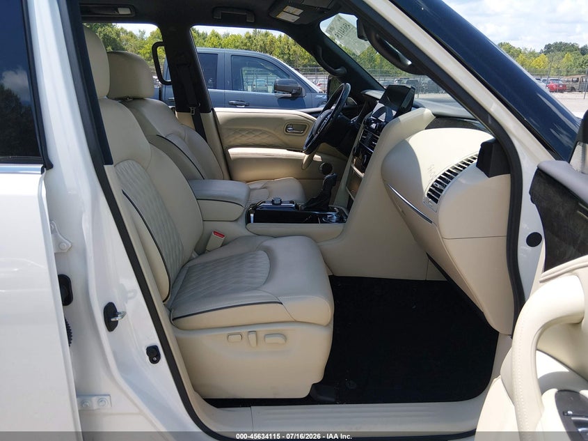 2023 Infiniti Qx80 VIN JN8AZ2BE0P9301991 IAAI salvage auction — FRONT END, Salvage (Tennessee), sold $23,600 on 2026-08-02 (photo 5)