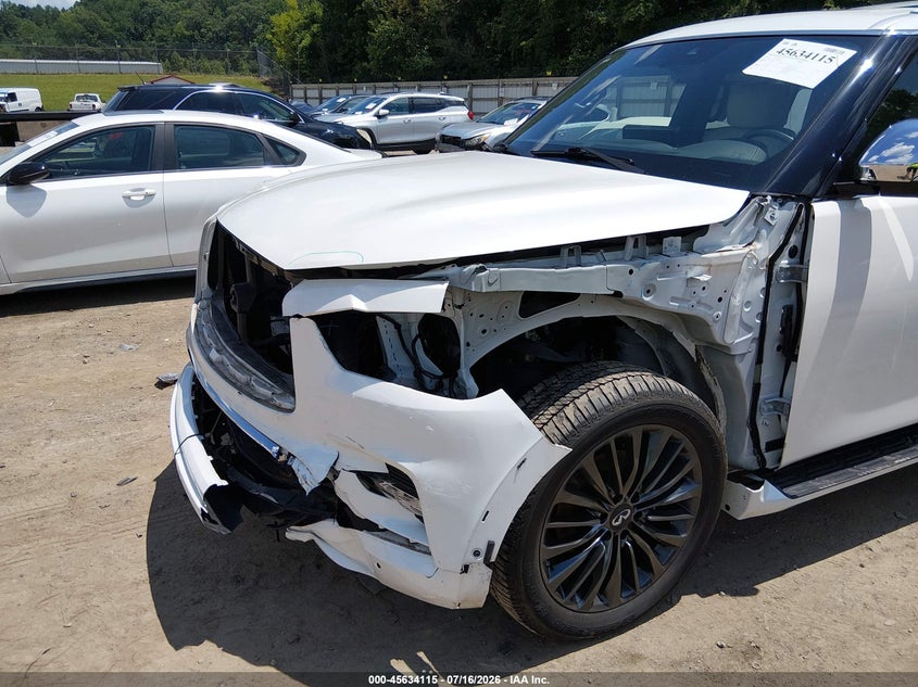 2023 Infiniti Qx80 VIN JN8AZ2BE0P9301991 IAAI salvage auction — FRONT END, Salvage (Tennessee), sold $23,600 on 2026-08-02 (photo 6)