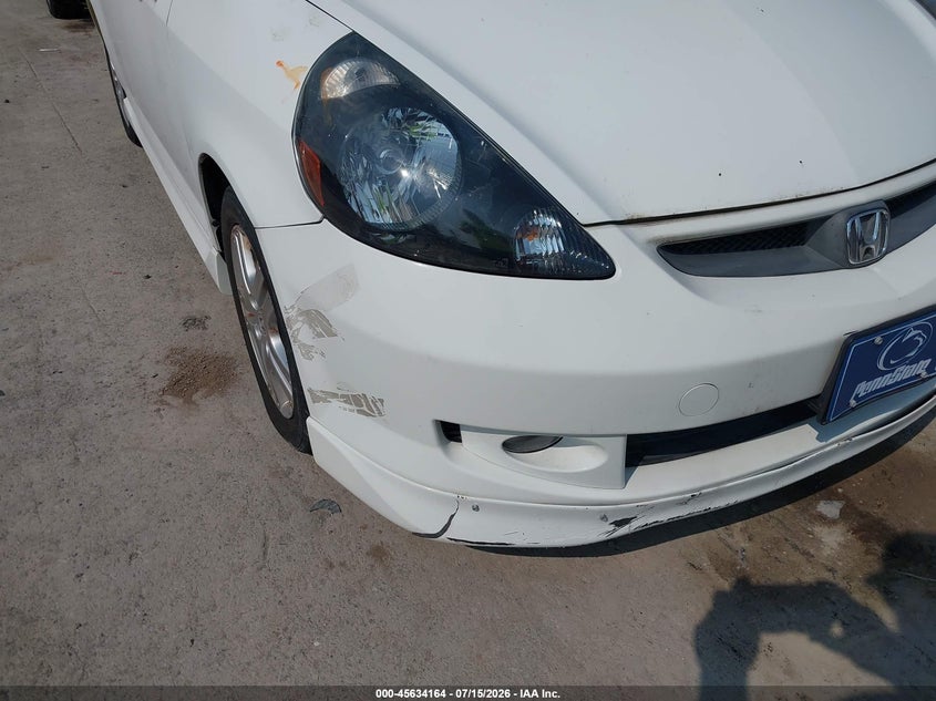 2007 Honda Fit VIN JHMGD38657S021727 IAAI salvage auction — NORMAL WEAR, Clear (Pennsylvania), sold $225 on 2026-07-22 (photo 6)