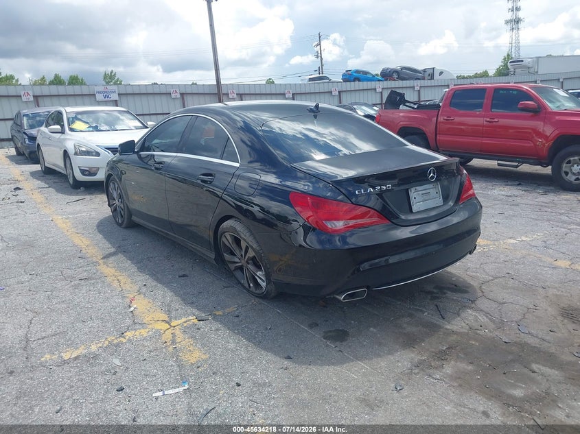 2015 Mercedes-benz Cla-klasse VIN WDDSJ4EB3FN171561 IAAI salvage auction — RIGHT SIDE, Salvage Title, sold $2,450 on 2026-08-12 (photo 3)