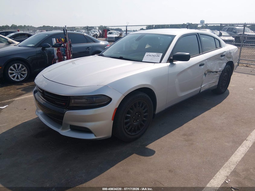 2016 Dodge Charger VIN 2C3CDXKT9GH197472 IAAI salvage auction — SIDE, Salvage (North Carolina), sold $2,800 on 2026-07-30 (photo 2)