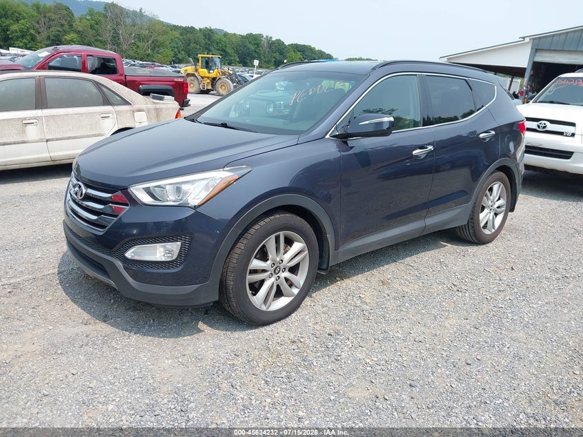 2014 Hyundai Santa fe VIN 5XYZU3LA1EG232559 IAAI salvage auction — NORMAL WEAR, Clear (Virginia), sold $625 on 2026-07-21 (photo 2)
