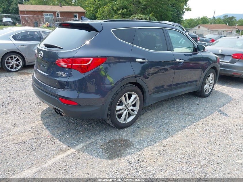 2014 Hyundai Santa fe VIN 5XYZU3LA1EG232559 IAAI salvage auction — NORMAL WEAR, Clear (Virginia), sold $625 on 2026-07-21 (photo 4)