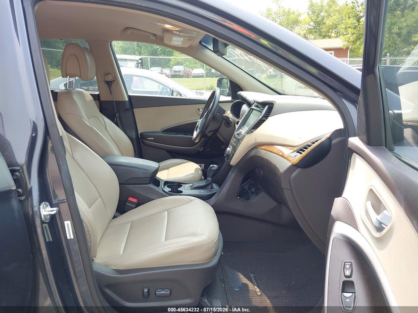 2014 Hyundai Santa fe VIN 5XYZU3LA1EG232559 IAAI salvage auction — NORMAL WEAR, Clear (Virginia), sold $625 on 2026-07-21 (photo 5)