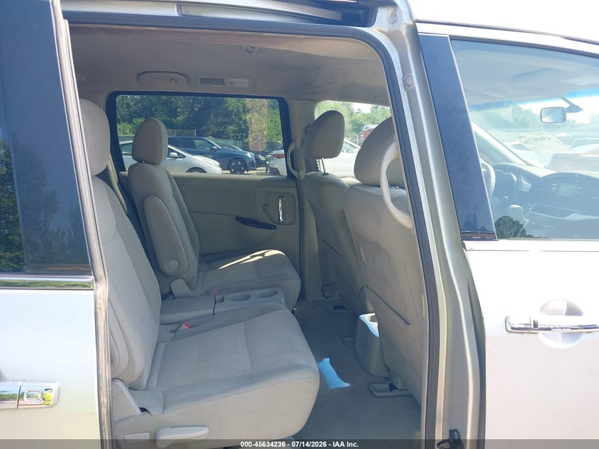 2013 Nissan Quest VIN JN8AE2KP3D9062185 IAAI salvage auction — NORMAL WEAR, Clear (Maryland), sold $300 on 2026-07-30 (photo 8)