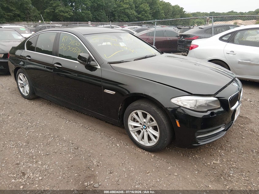 2014 BMW 5er VIN WBA5A5C56ED505836 IAAI salvage auction — FRONT END, Salvage Title, sold $625 on 2026-08-18 (photo 1)
