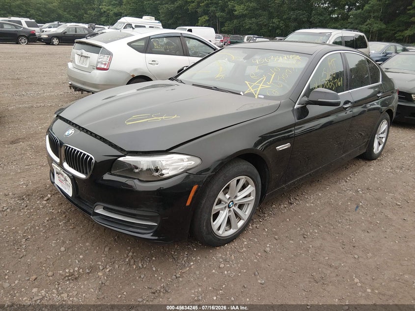 2014 BMW 5er VIN WBA5A5C56ED505836 IAAI salvage auction — FRONT END, Salvage Title, sold $625 on 2026-08-18 (photo 2)
