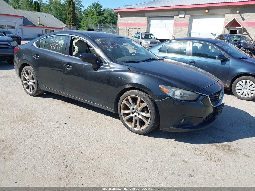2014 Mazda 6 VIN JM1GJ1W60E1130312 IAAI salvage auction — NORMAL WEAR, Salvage Title, sold $1,225 on 2026-08-01 (photo 1)