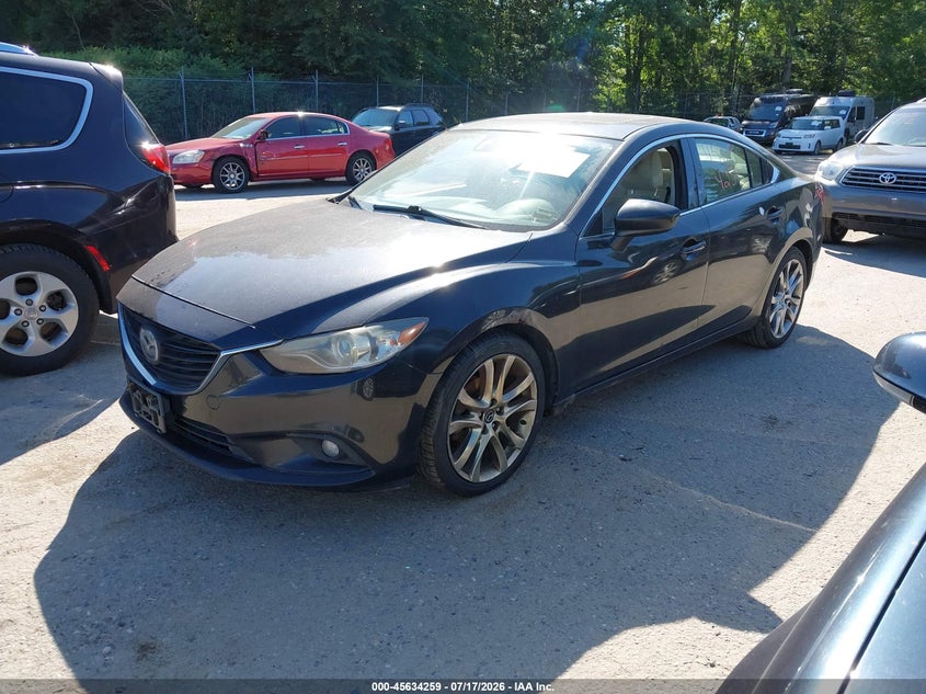 2014 Mazda 6 VIN JM1GJ1W60E1130312 IAAI salvage auction — NORMAL WEAR, Salvage Title, sold $1,225 on 2026-08-01 (photo 2)