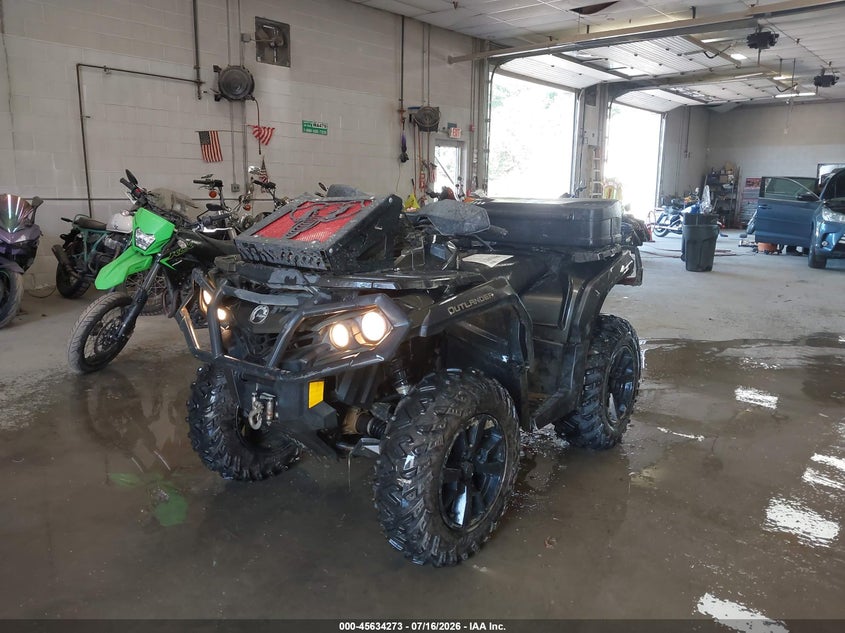 2022 Can-am/ brp Outlander VIN 3JBLKAJ43NJ001098 IAAI salvage auction — ROLLOVER, Salvage Title, sold $2,800 on 2026-08-21 (photo 2)