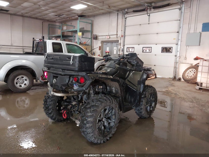 2022 Can-am/ brp Outlander VIN 3JBLKAJ43NJ001098 IAAI salvage auction — ROLLOVER, Salvage Title, sold $2,800 on 2026-08-21 (photo 4)