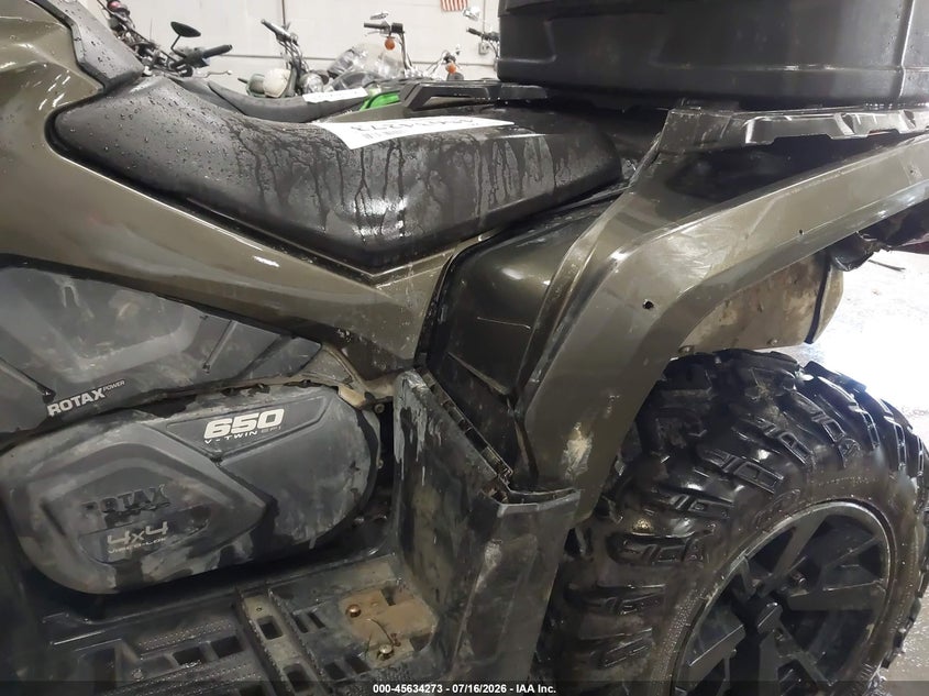 2022 Can-am/ brp Outlander VIN 3JBLKAJ43NJ001098 IAAI salvage auction — ROLLOVER, Salvage Title, sold $2,800 on 2026-08-21 (photo 6)