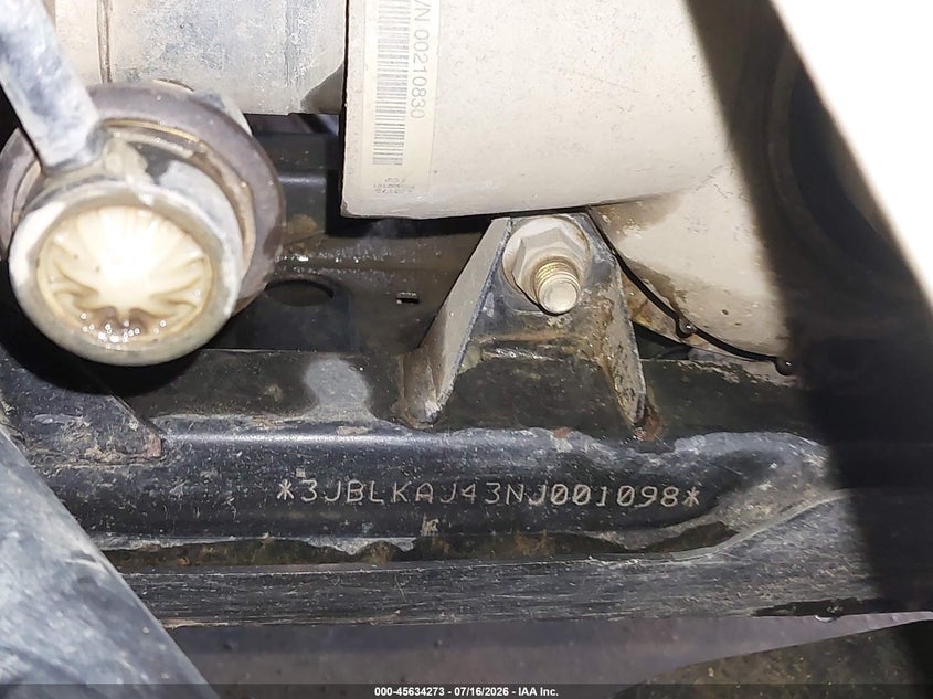 2022 Can-am/ brp Outlander VIN 3JBLKAJ43NJ001098 IAAI salvage auction — ROLLOVER, Salvage Title, sold $2,800 on 2026-08-21 (photo 9)
