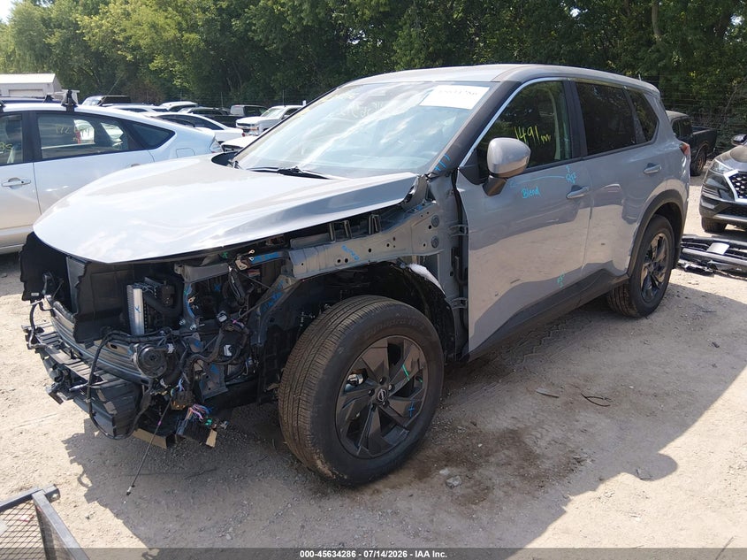 2026 Nissan Rogue VIN 5N1BT3BB7TC786734 IAAI salvage auction — FRONT END, Salvage Title, sold $7,200 on 2026-08-01 (photo 2)