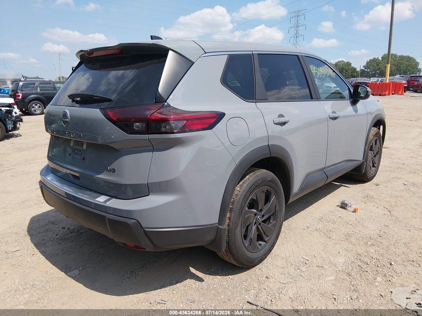 2026 Nissan Rogue VIN 5N1BT3BB7TC786734 IAAI salvage auction — FRONT END, Salvage Title, sold $7,200 on 2026-08-01 (photo 4)