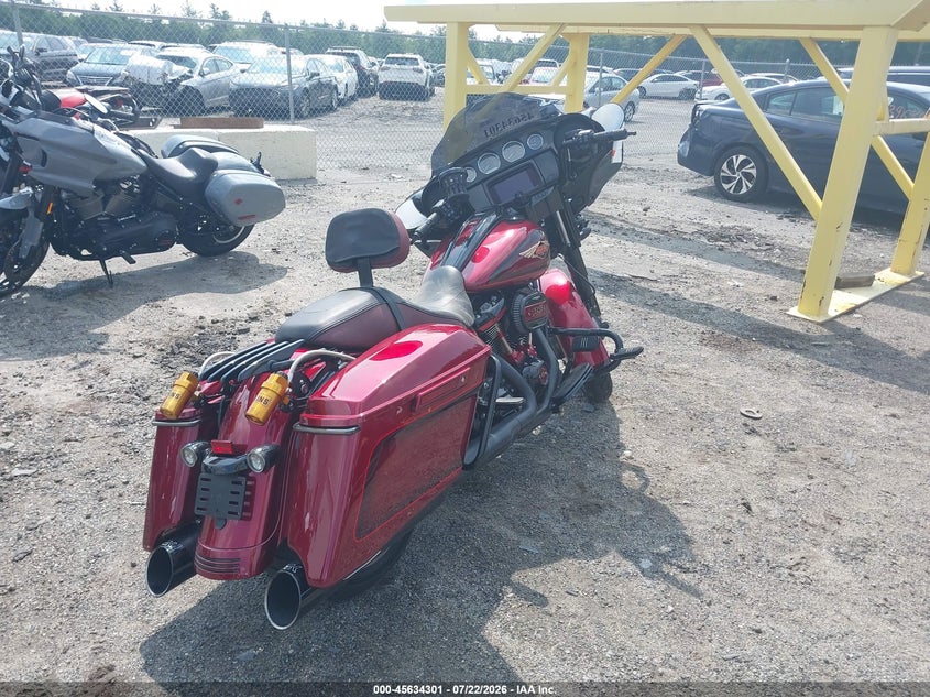2023 Harley-davidson Street glide VIN 1HD1AEP18PB645019 IAAI salvage auction — ENGINE DAMAGE, Salvage (Massachusetts), sold $11,750 on 2026-08-18 (photo 4)