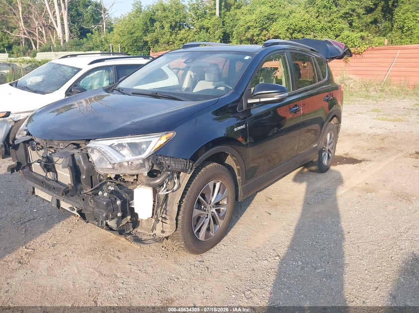 2018 Toyota Rav 4 VIN JTMRJREV9JD236038 IAAI salvage auction — FRONT & REAR, Clear (Michigan), sold $3,700 on 2026-08-02 (photo 2)